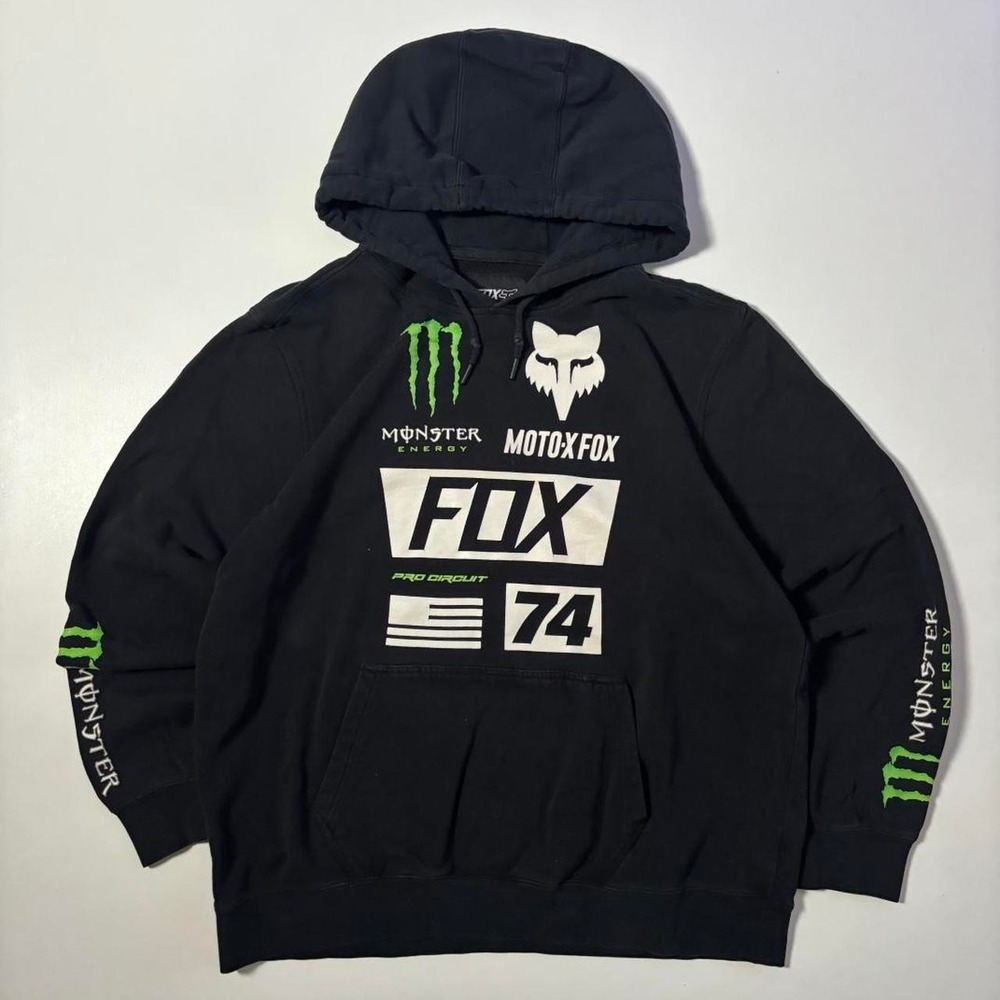 Black Fox Racing Monster Energy Hoodie - XL